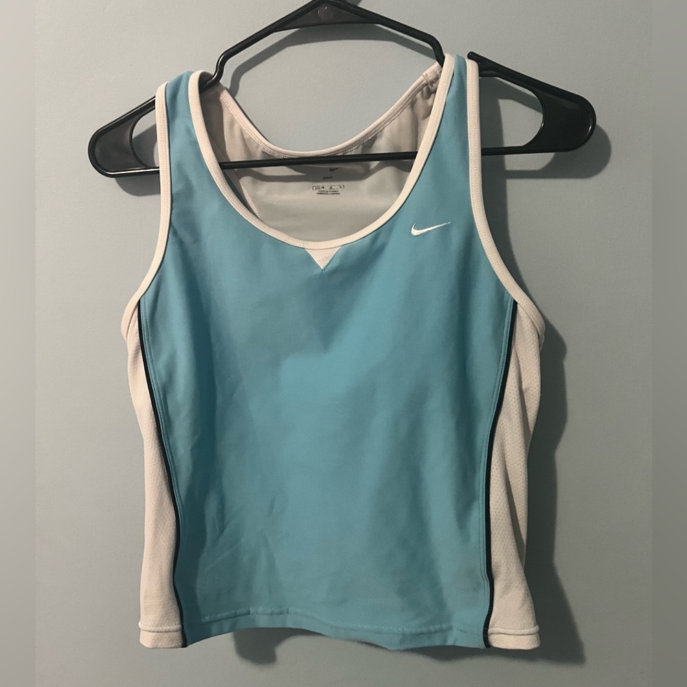 Nike Dri-FIT White Athletic Top